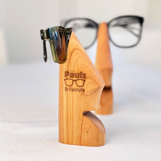 Brillenhalter aus Holz - Personalisiert