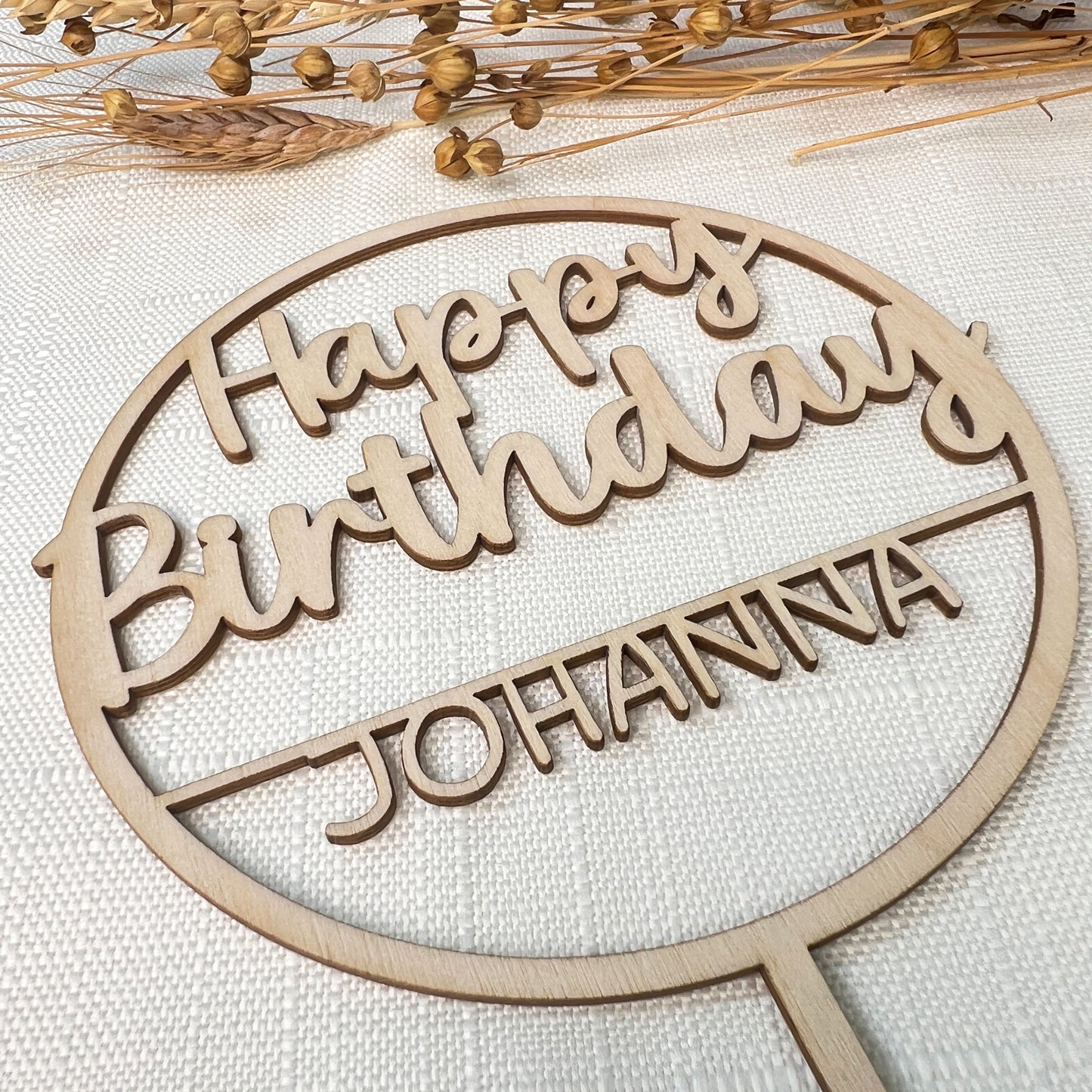 Cake Topper Geburtstag - Personalisiert