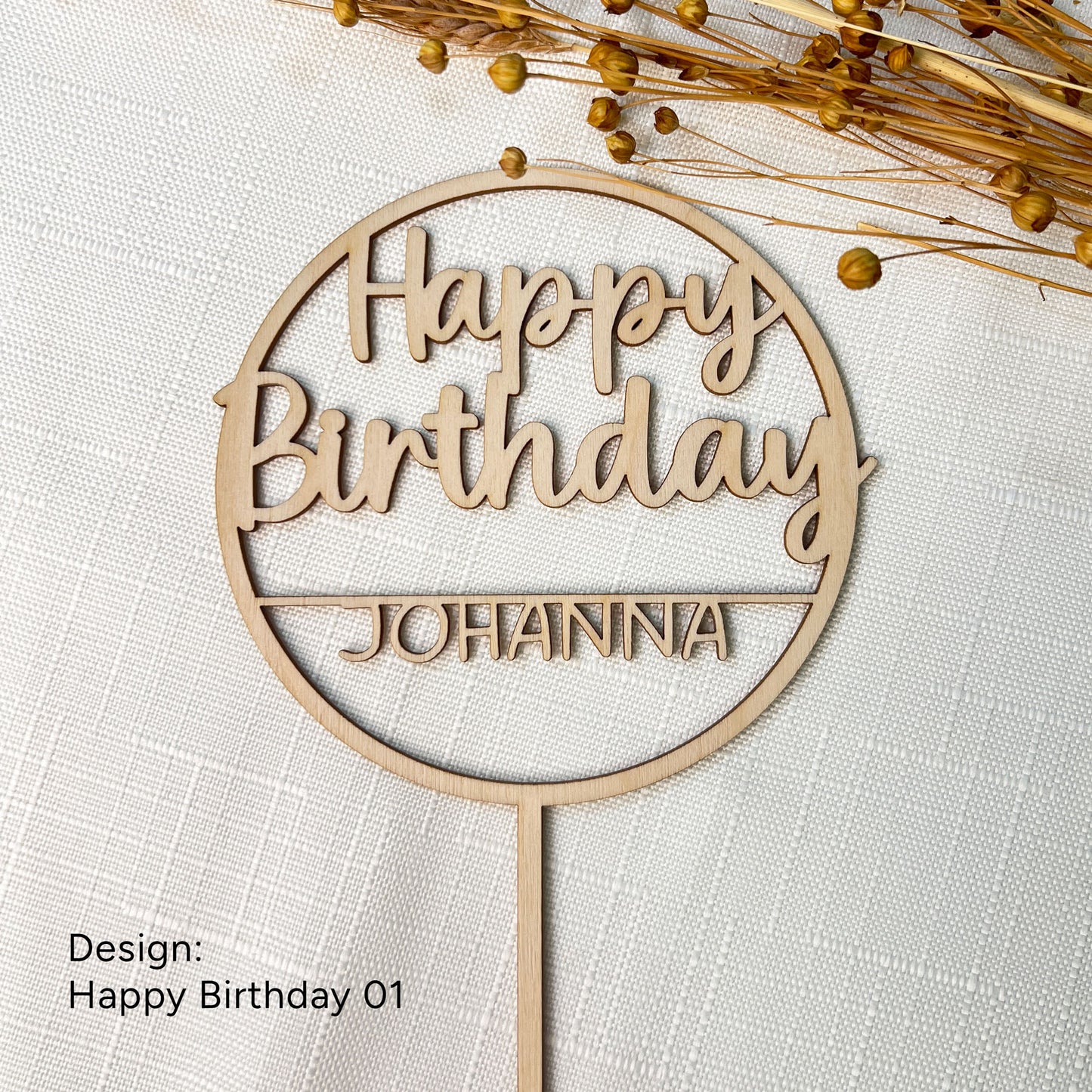Cake Topper Geburtstag - Personalisiert
