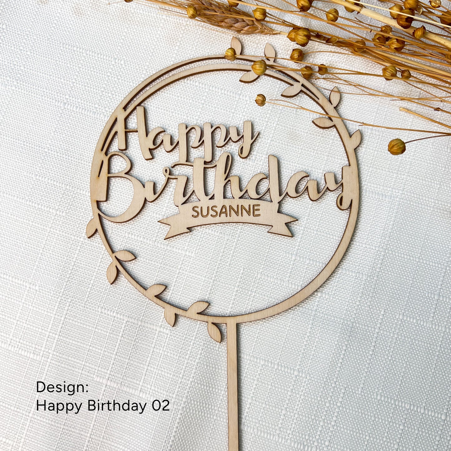 Cake Topper Geburtstag - Personalisiert