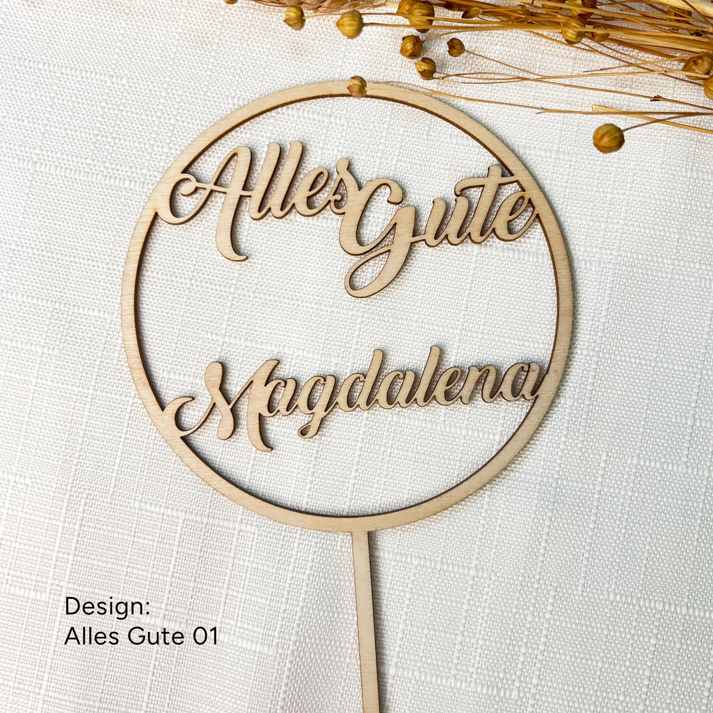 Cake Topper Geburtstag - Personalisiert