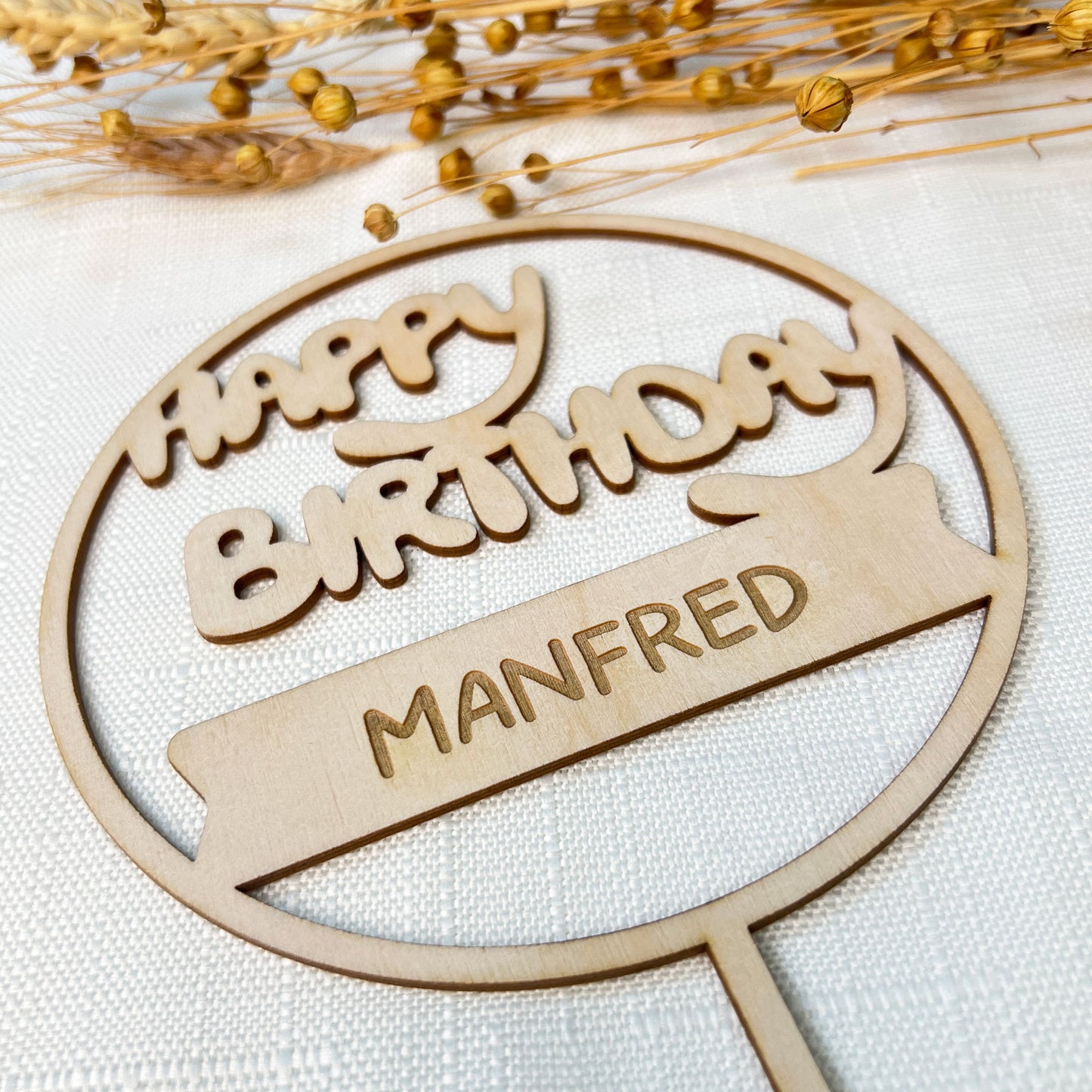 Cake Topper Geburtstag - Personalisiert