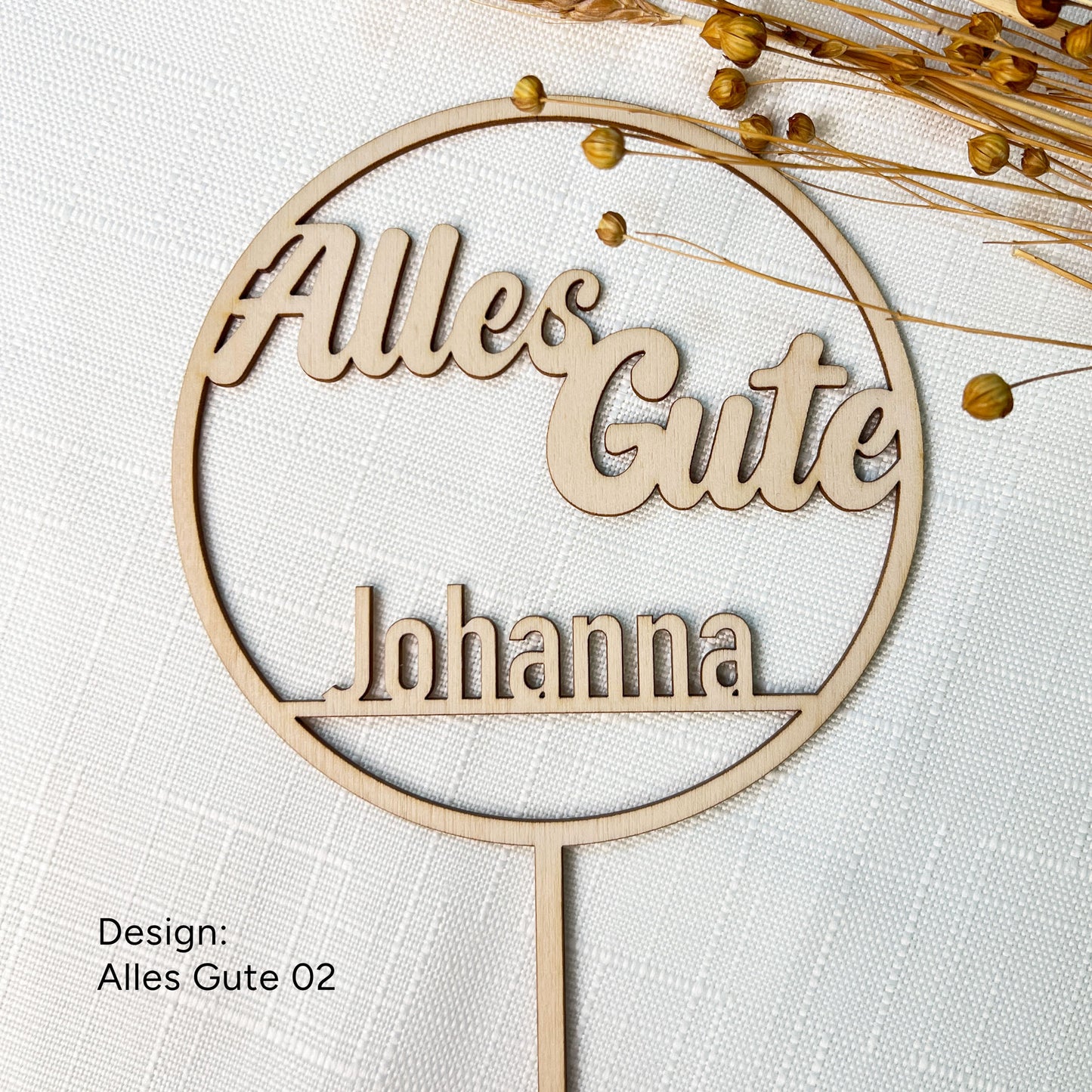 Cake Topper Geburtstag - Personalisiert