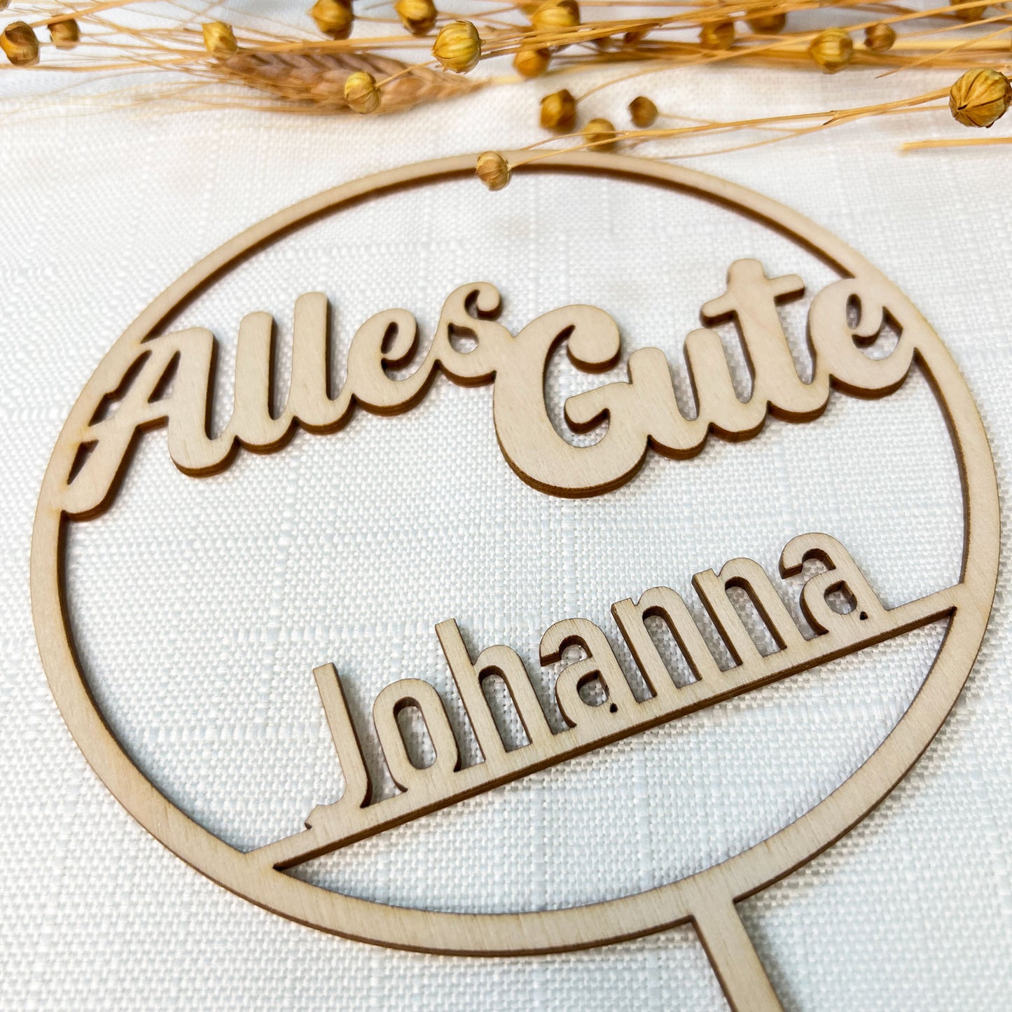 Cake Topper Geburtstag - Personalisiert