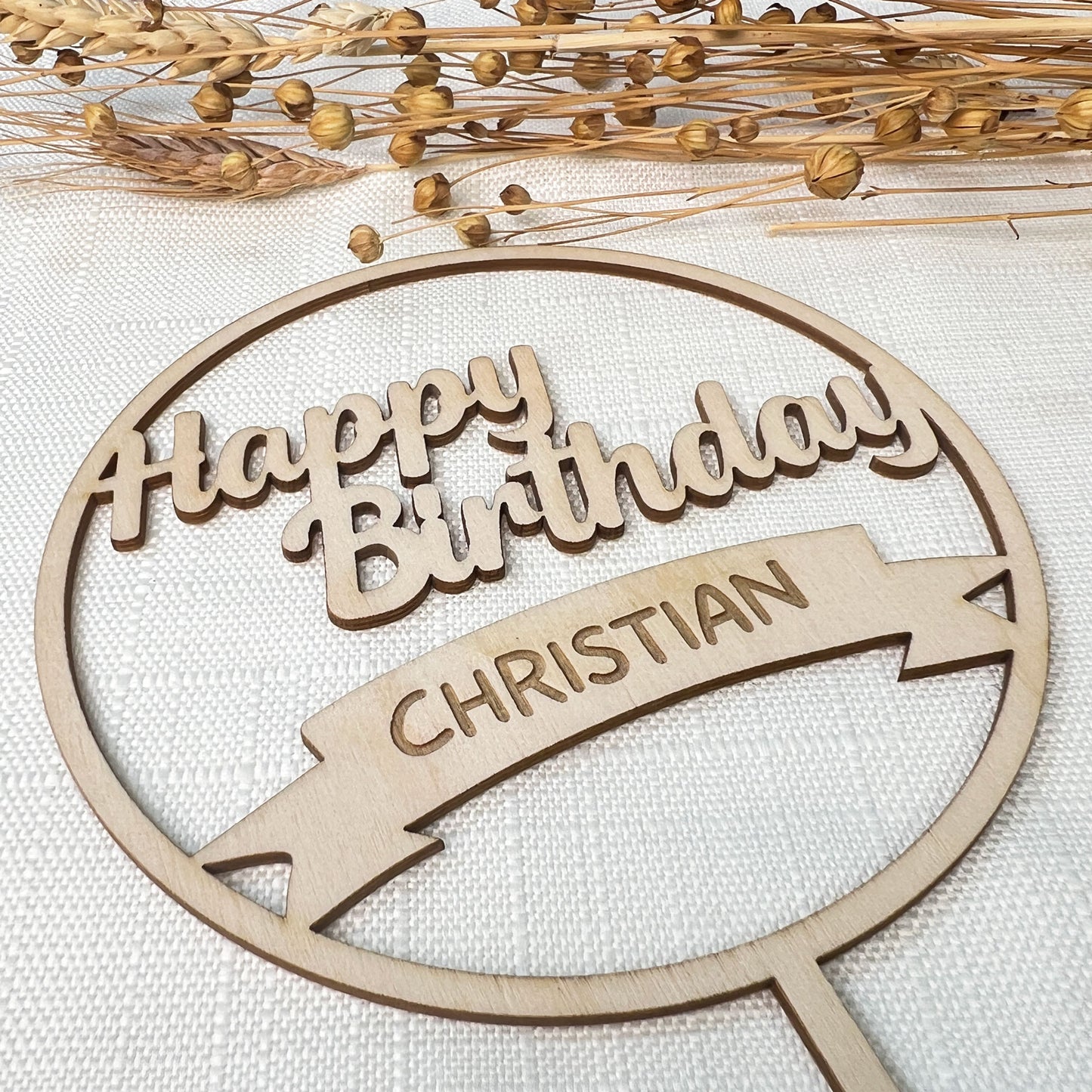 Cake Topper Geburtstag - Personalisiert