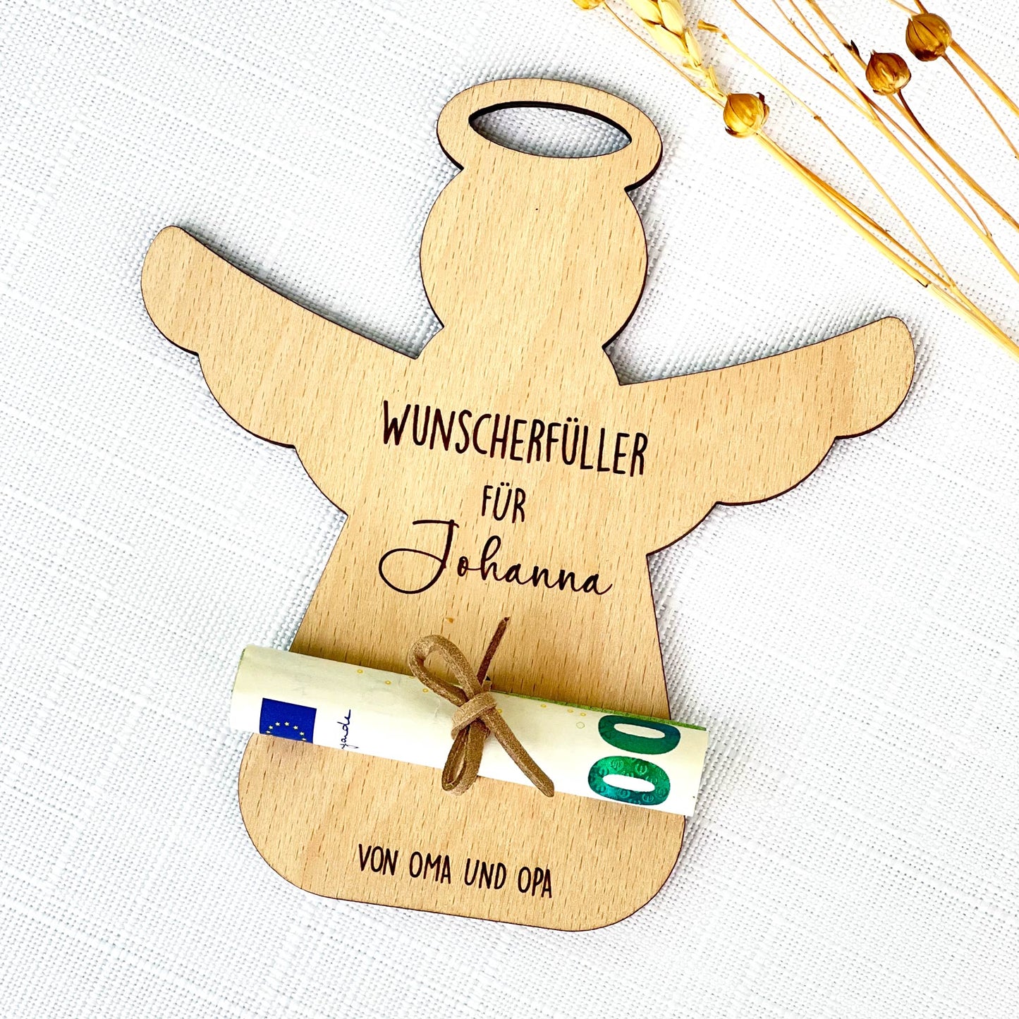 Personalisierte Geldgeschenkkarte - für Taufe, Kommunion & Geburtstag