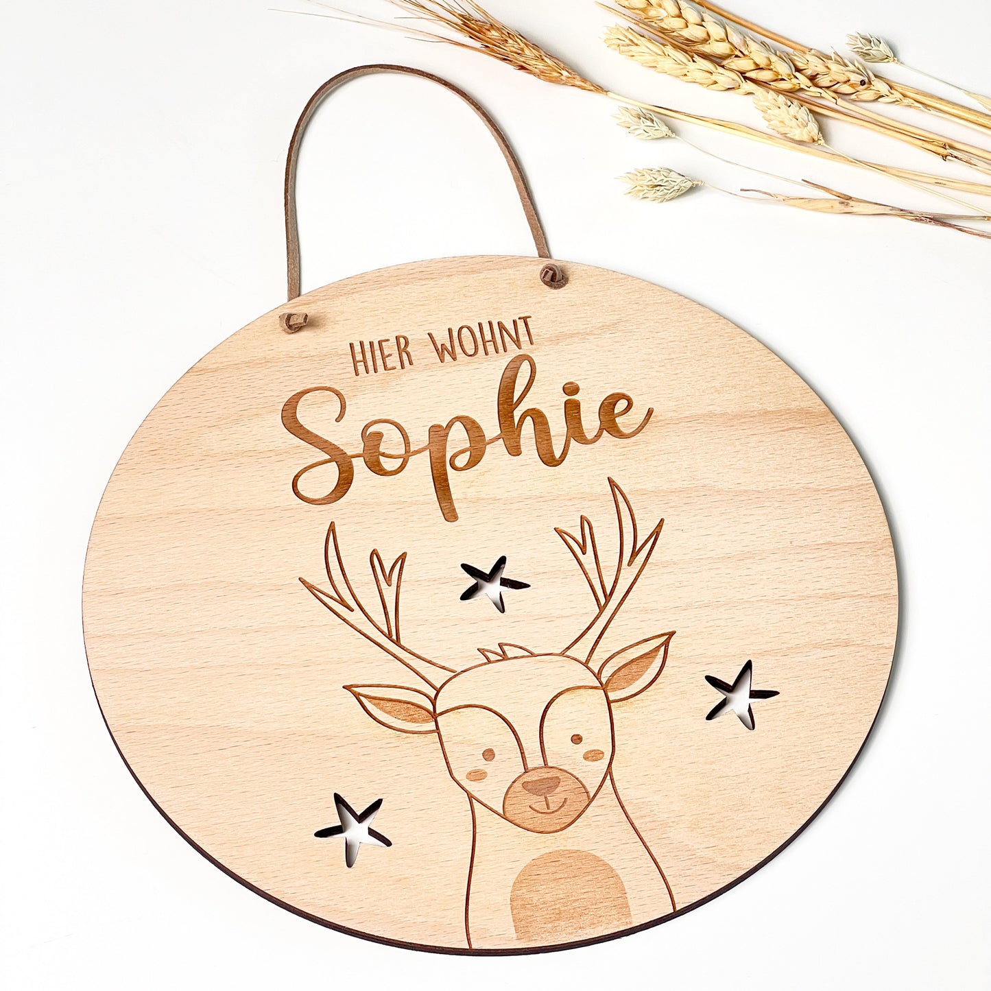 Kinderzimmer Holzschild- Personalisiert