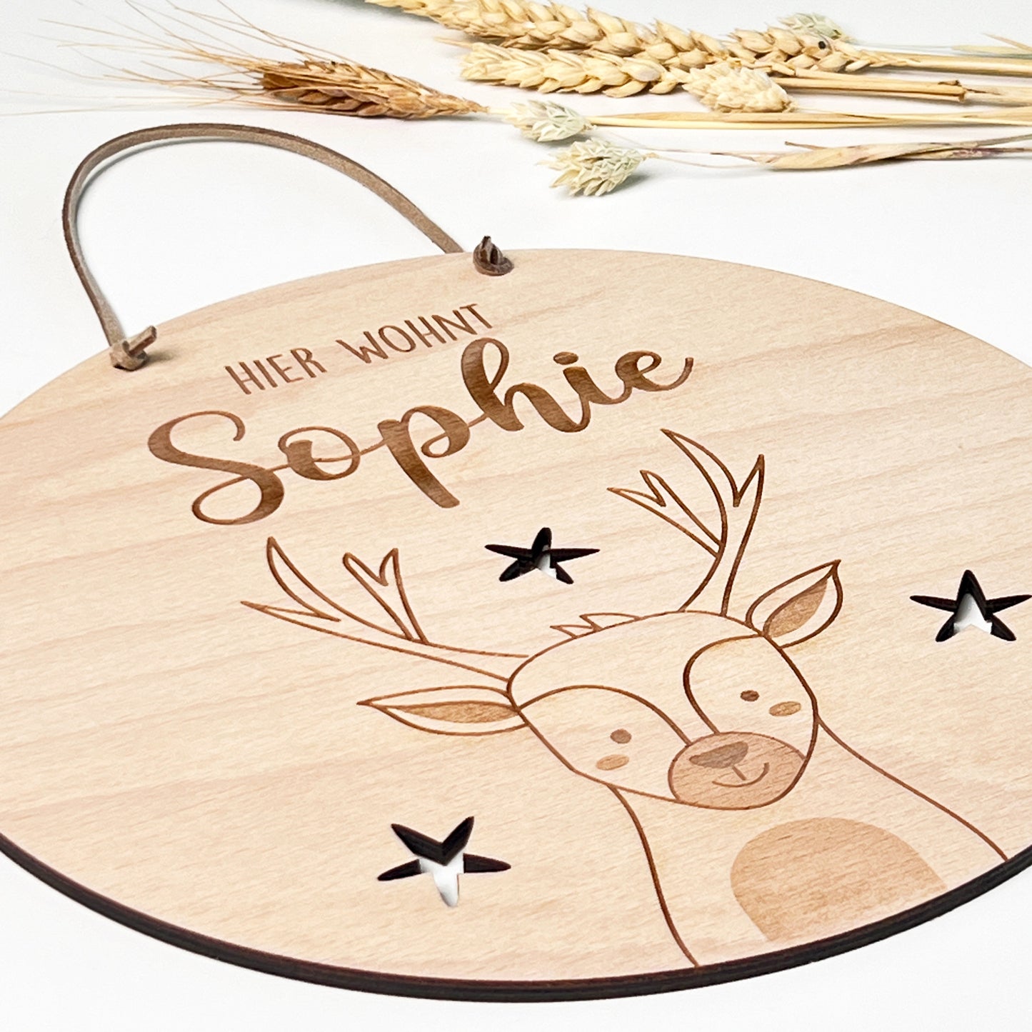 Kinderzimmer Holzschild- Personalisiert
