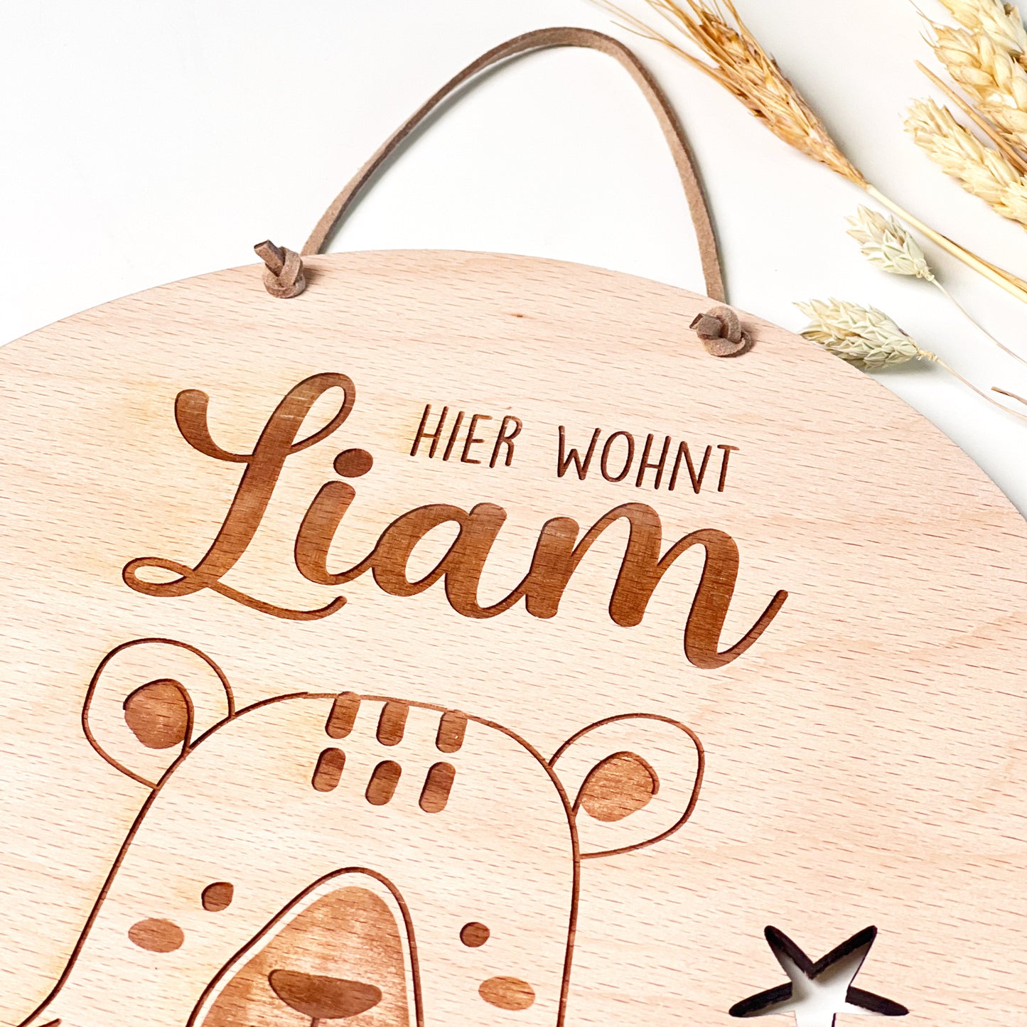 Kinderzimmer Holzschild- Personalisiert