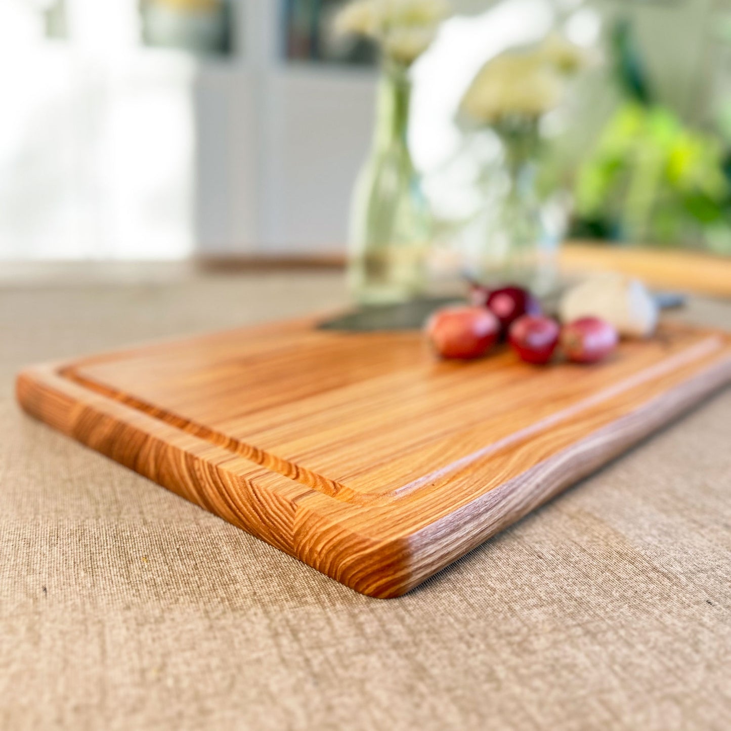 Schneidebrett aus Holz "Chefkoch" / "Chefköchin" - Personalisiert