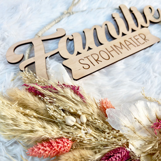 Türkranz Familie - Personalisiert