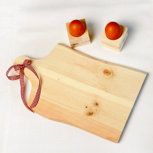 Zirbenholz Jausenbrett / Brotzeitbrett- Personalisiert